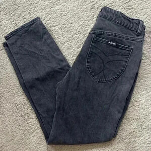ROLLA’S Original Straight Jean Size 26 Washed Black